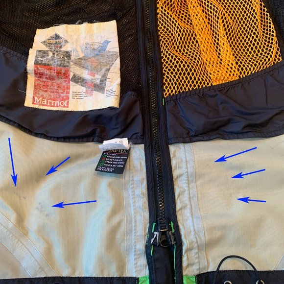 Rare Marmot Thunderlight Gore-Tex Ski Snow Jacket - Picture 14 of 15